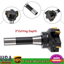 Indexable End Mill 3-inch Cutting Depth R8 Shank Milling Cutter TPCN32PDTR Blade