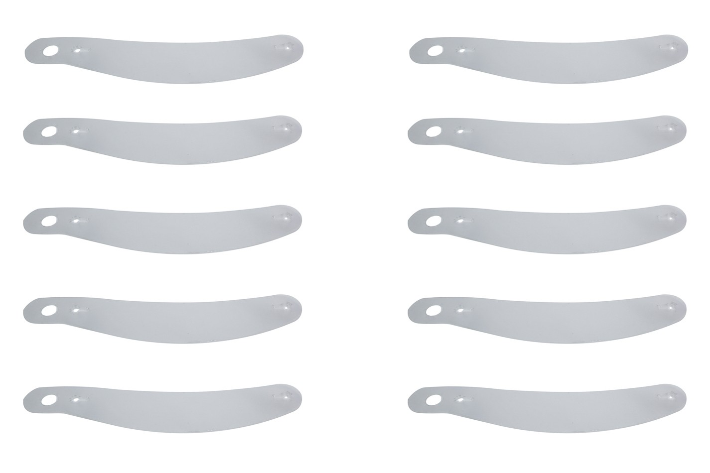 Tearoffs 12.25in Strght Zamp Helmets ULTRA SHIELD 1256