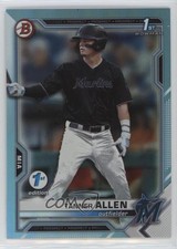 2021 Bowman Draft 1st Edition Sky Blue Foil Tanner Allen #BD-165 06qf