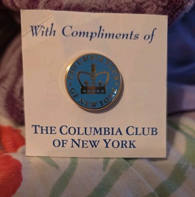 Columbia Club of New York  3/4'' Private Social Club Alumni & Affiliates pin