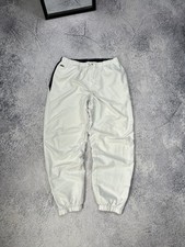 Vintage Lacoste White Nylon Track Pants Y2K Drill Style Hype Streetwear Men  s 6