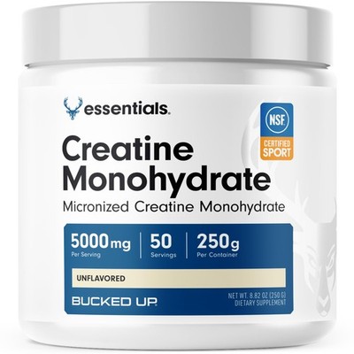 Pure Micronized Creatine Monohydrate for Women and Men - Easy to Mix and Unfl...