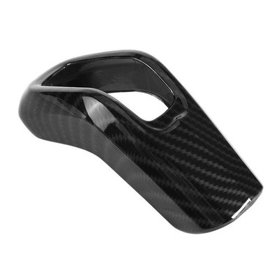ARAMOX Car Gear Shift Knob Cover Trim Carbon Fiber for Sport 2014-2017