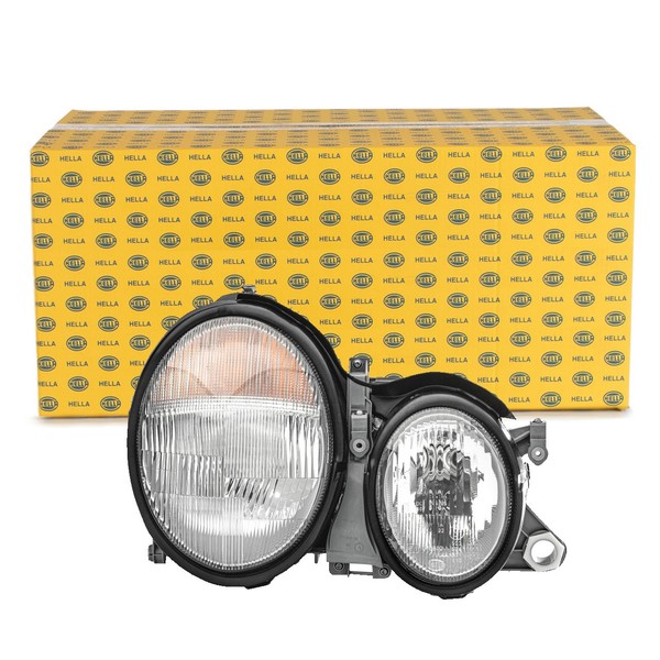 Hella Halogen Scheinwerfer + Leuchtmittel FüR Mercedes Clk C208 A208 Rechts-image