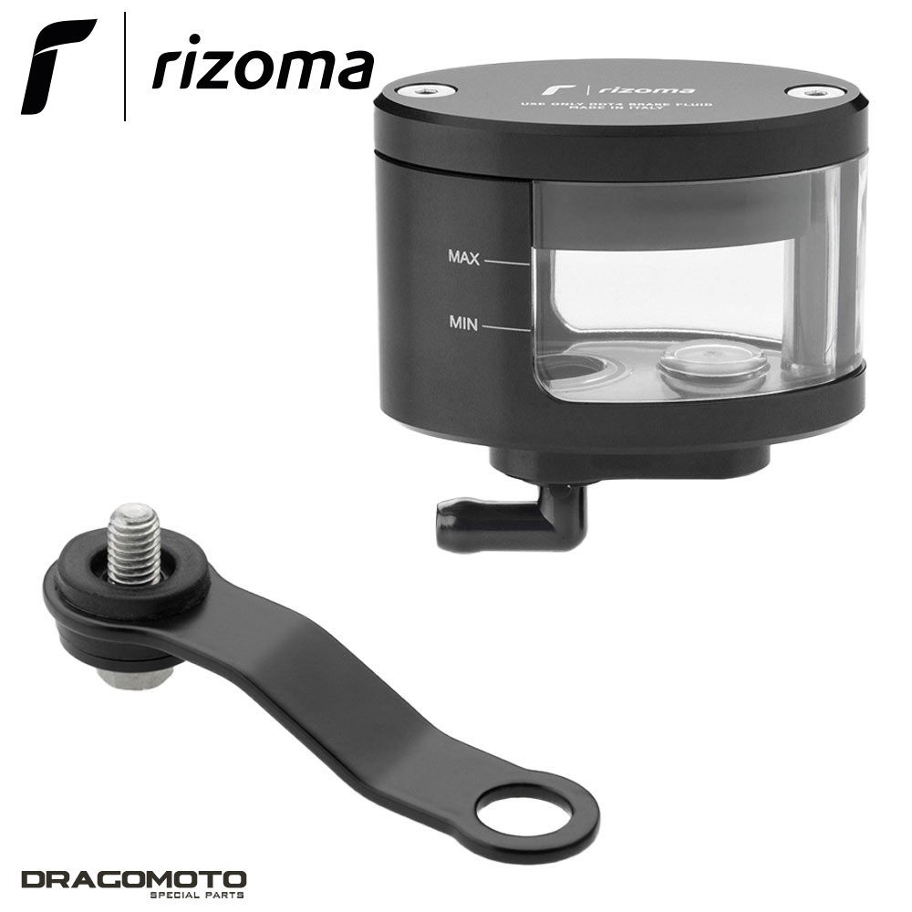 Réservoir Ducati Streetfighter V4 1100 bocal liquide Rizoma noir 2021 2022
