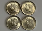 Lot of 4, 1964 Kennedy Half Dollars *ungraded* Nice