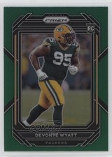 2022 Panini Prizm Rookies Green Prizm Devonte Wyatt #377 16wc