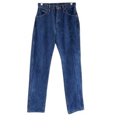 Vintage Wrangler Womens High Waisted Cowboy Cut Slim Fit Jeans Made in USA 5x34