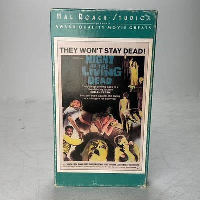 Night of the Living Dead (VHS, 1985) Hal Roach Studios