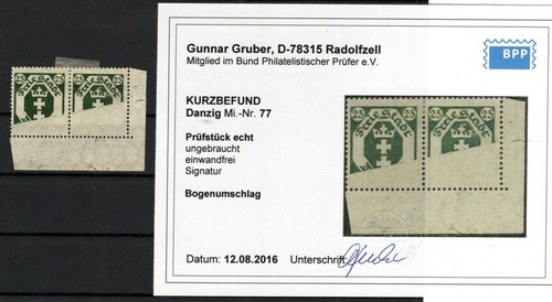 Gdansk 77 Con sheet cover * MH BPP FOUND -,-EUR (CA8020