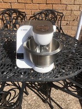Bosch 700W 3.9L Stand Mixer White/Silver 7 Speed Bowl Whisk