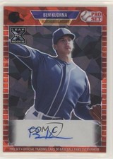 2021 Leaf Pro Set Metal 1989 Red Crystals Ben Kudrna #PA-BK1 Auto 2p7