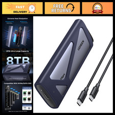20Gbps M.2 NVMe SATA SSD Enclosure, High-Speed External Drive Case, USB 3.2 Gen