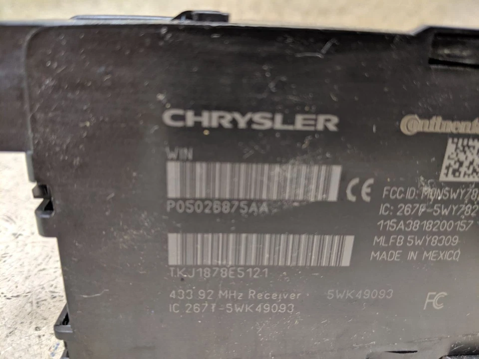 Ignition Switch w/o Remote Start w/Power Liftgate Fits 2009 DODGE CARAVAN pc9 - Image 4 of 4