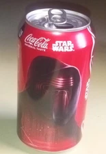 Star Wars Coca Cola Kylo Ren Collectible Can 12oz 2025 Series