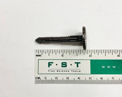 Saab 99/900 Quick Screw Fastener Interior Trim Panel Clip Dark Brown