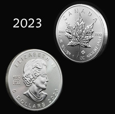 2023 1 oz Canadian Silver Maple Leaf C0-i-n.9999 Privy 5 Round RARE