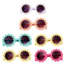 Child Size Flower Sunglasses Shades for Picture Day and Family Walks