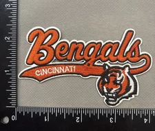 CINCINNATI BENGALS IRON ON EMBROIDERED PATCH