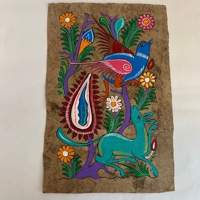 Amate Rinde Gemälde aus Mexiko - handgemalt - #15