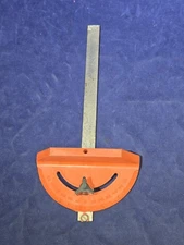 Unbranded Nice Table Saw Miter Gauge 12’’ Long Bar 3/4 X 3/16 Orange 