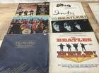 The Beatles 6 LP Vinyl Record Lot Rock 1960s-1980s Help Sgt Pepper See Photos