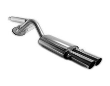 FOX Edelstahl Sportauspuffanlage ab Kat 2x76 für Audi 80 90 89 1.6l bis 2.8l