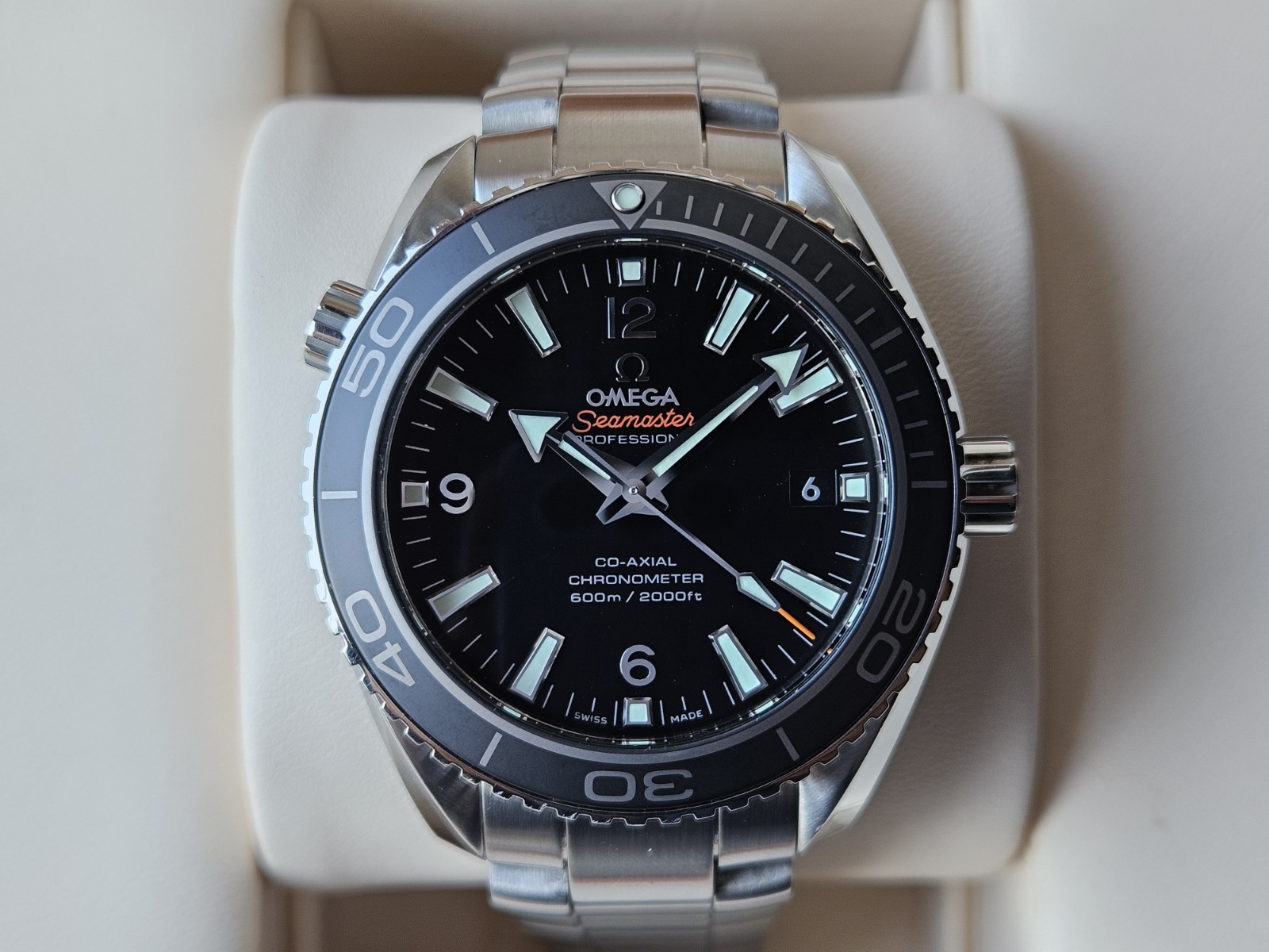 OMEGA Seamaster 600M Planet Ocean 232.30.42.21.01.001 Black Dial (2013)