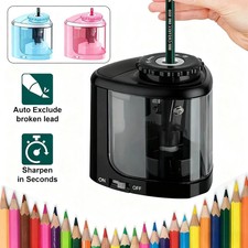 Electric Pencil Sharpener Automatic Desktop Pencil Sharpener Cutter Stationery