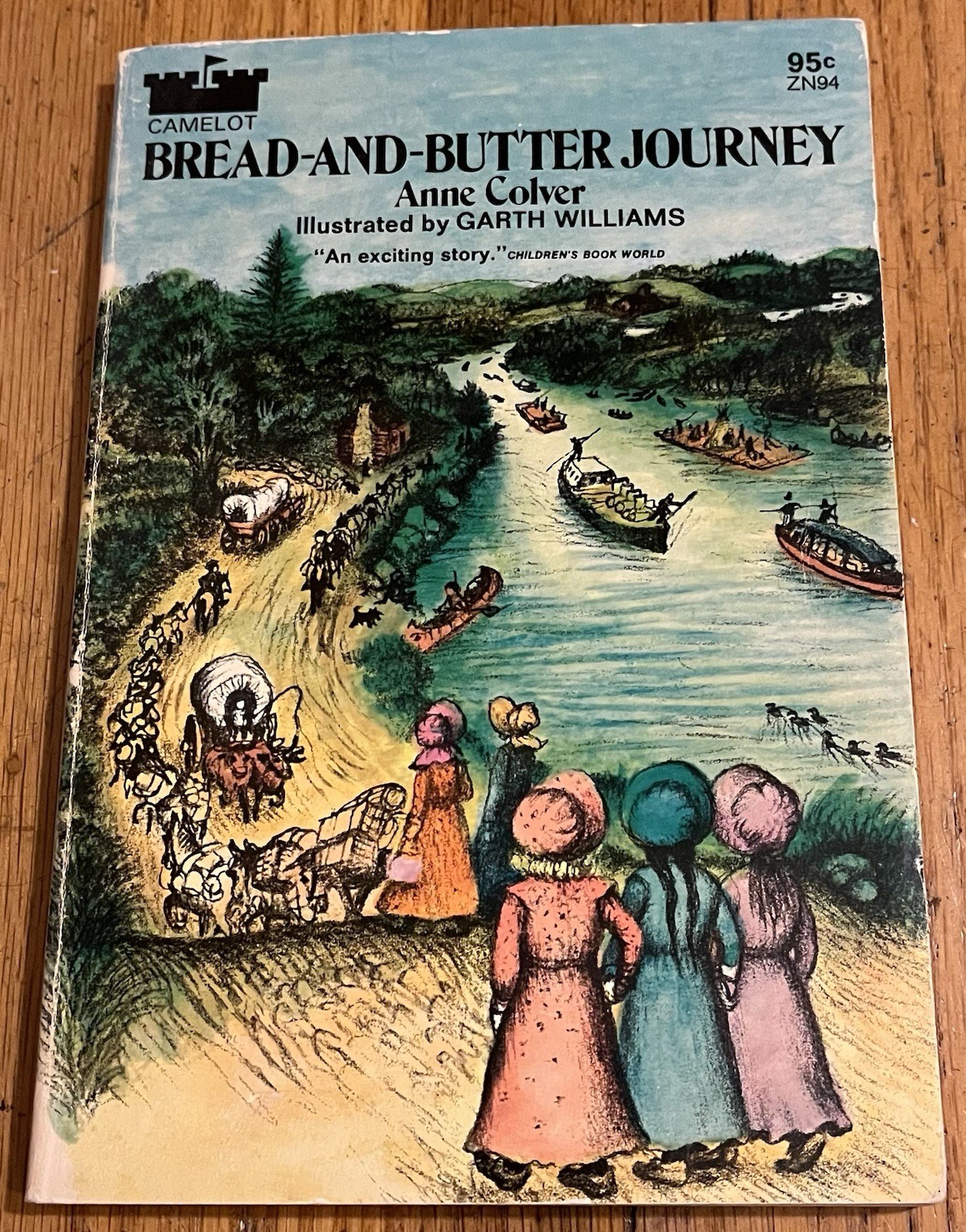 BREAD-AND-BUTTER JOURNEY : by Anne Colver : illus Garth Williams : vintage