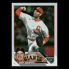 John Brebbia #US157 2023 Topps Update San Francisco Giants Baseball Card MLB