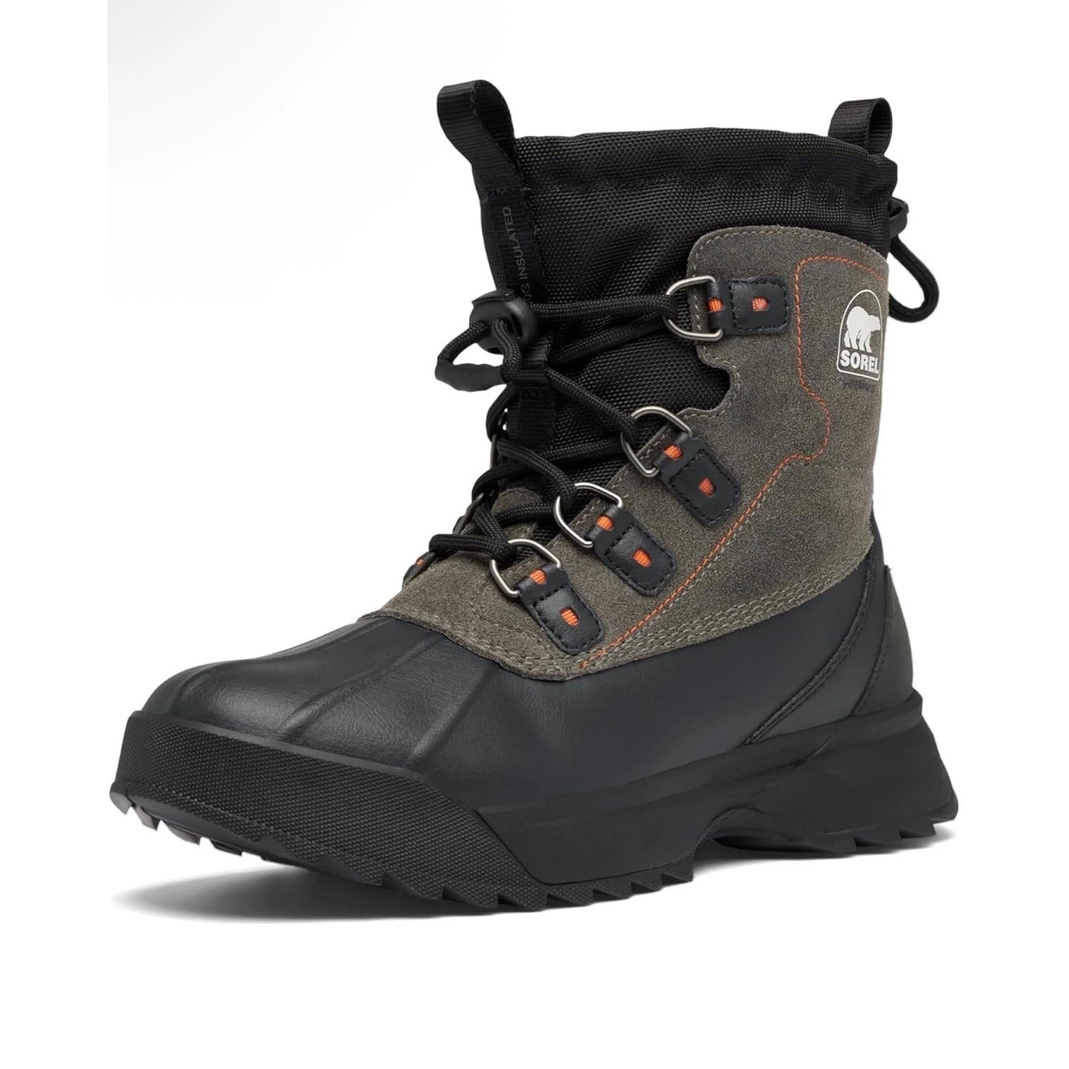 Sorel Scout 87 XT WP Mens 10 Black Quarry Waterproof Insulated Winter Boots New