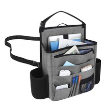 Car Front Seat Organizer with Laptop and Tablet Storage Pockets, Car Seat Org...