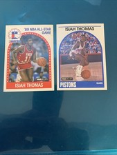 1989-90 NBA Hoops - Isiah Thomas #250 & #177 Detroit Pistons
