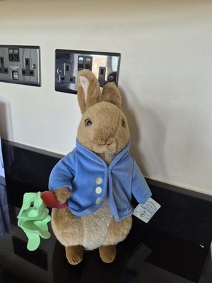 Peter Rabbit 2005 Plüschtier Die Welt von Beatrix Potter Stofftier blaue Jacke 13 Zoll 