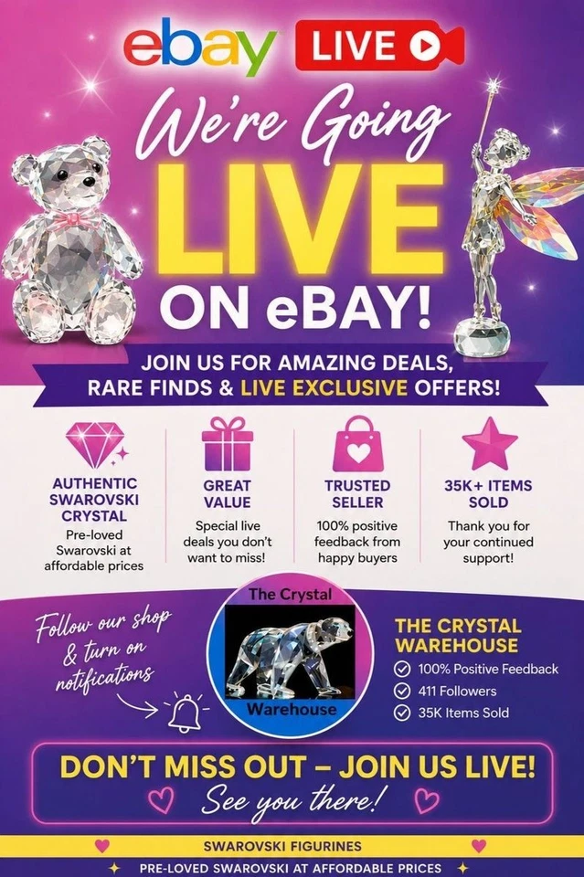 💎 Live Swarovski Crystal Sale | Retired & Vintage Pieces!