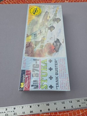 Stuka Ju 87G-1 Tank Buster Plastic Model Kit 1/4'' Scale SEALED