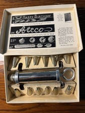 Ateco Icing Set Vintage Pastry Cake Decorator...