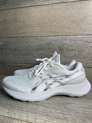 Asics Gel-Nimbus Lite 3 1012B198 Womens US 12 Running Shoes White Black Sneakers