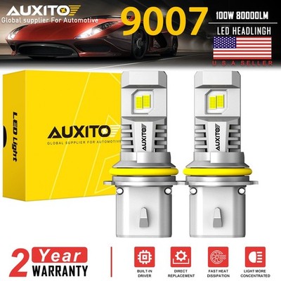 HB5 9007 LED Headlight Bulbs Kit High Low Beam 120W 800000LM Super Bright White