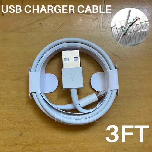 For Apple iPhone 12 11 8 7 6 Plus XR Xs Charging Cord USB Fast Charger Cable 3Ft - product listing photo