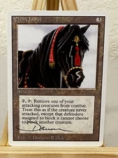 MTG Magic Ebony Horse Signed Artist Proof x1 3RD Revised 3ED Dameon Willich