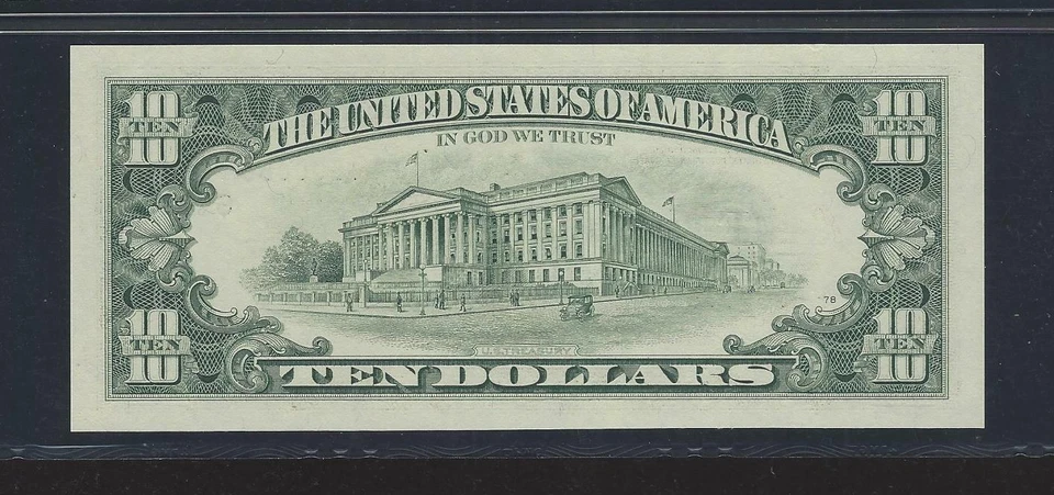 $10 Series 1995, Atlanta, F-Star Block, Federal Reserve Note, PMG64EPQ, Rare! - Image 4 of 4