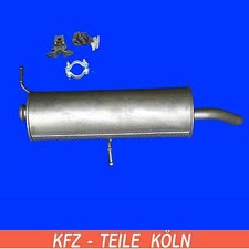 Peugeot 307 1.4 1.6 Endschalldämpfer Endtopf Auspuff Schalldämpfer