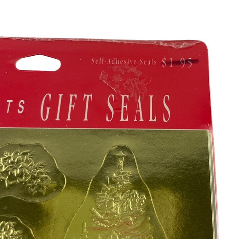Sellos de regalo de lámina de oro vintage con sello cuatro hojas 11 pegatinas Ea. - Imagen 6 de 6