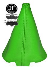 GR?N LEDER SCHALTMANSCHETTE SCHALTSACK F?R PEUGEOT 107 CITROEN C1 TOYOTA AYGO