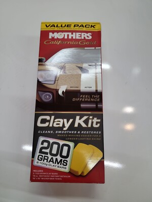 Mothers 07240 California Gold Clay Bar System Original Kit
