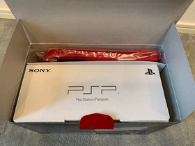 Sony PlayStation Portable PSP 3000 Black/Red Value Pack PSPJ-30026 Exc