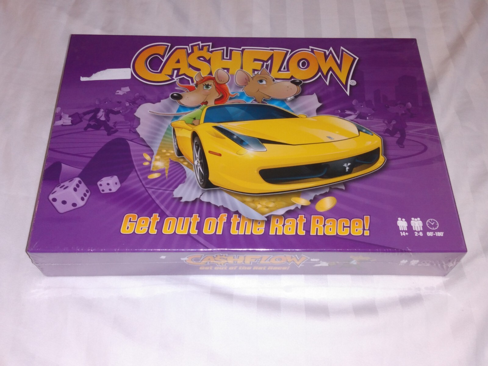 Rich Dad Cashflow Get Out Of The Rat Race Board Game NEW Sealed Rich dad cashflow get out of the rat race board game new sealed