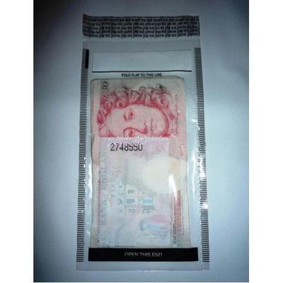  50 x Kunststoff manipulationssichere Geldschein-/Banktüten/Bargeld/Geld/Wertsachen MEDIUM